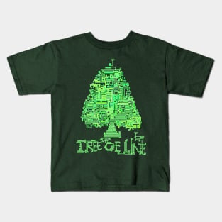 Neon Tree Of Line Kids T-Shirt